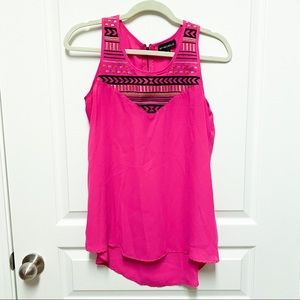 My Michelle Hot Pink Tank Top